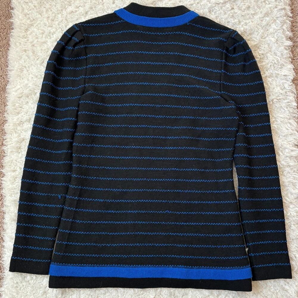 Vintage Knits By Raul Blanco Hand Loomed Knit Zip Sweater Jacket Timeless - Picture 3 of 9